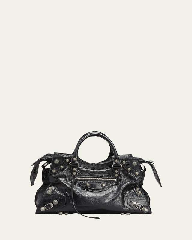 Neo Cagole City Lambskin Leather Tote Bag